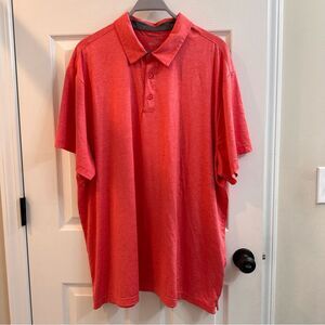 Member's Mark Men's Performance Polo Shirt Red Size XXX-Large